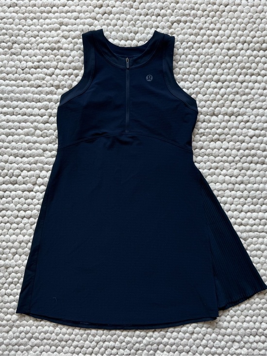 lululemon athletica Dresses & Skirts - Lululemon Navy Blue Zip-Front Athletic Tank Dress